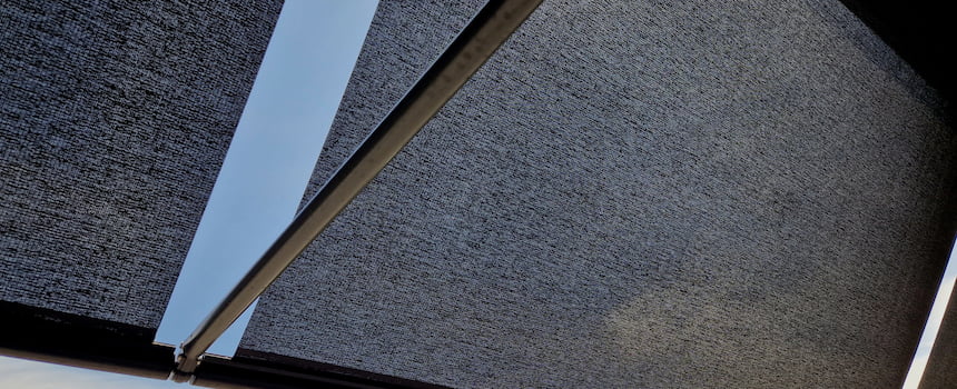 I Don’t Want Posts – Can I Span 14–16 Feet With a Retractable Awning Overlapping shades with metal frame