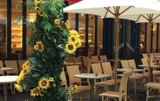 Patio dining: A great way to beat your competition! Best Awning Company provides commercial awnings for stylish, shaded, and comfortable seating.
