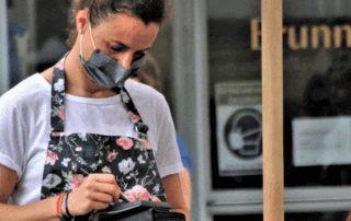 Restaurant businesses: Heroes of our economy! Best Awning Company supports them with commercial awnings for stylish, shaded outdoor dining.